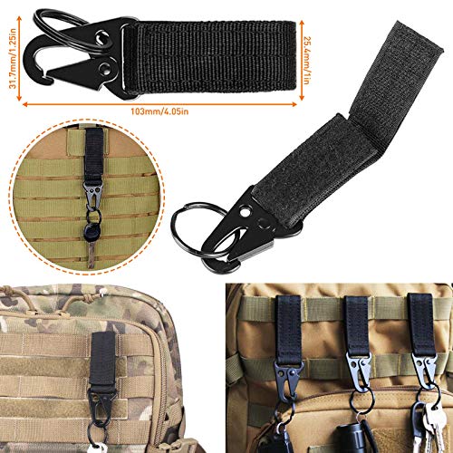 28-Piece MOLLE Backpack Attachment Kit - Tactical Gear Clips, D-Rings & Accessories