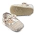 Fire Frog Sweet Baby Girls Summer Mary Jane Princess Dress Soft Soled Bottom Shoes Gold 12-18 Month