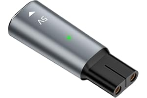 Type C to 2 Pin Plug Connectors Female to 2 Pin Female Adapters Converters for Shaver Charging Adapters