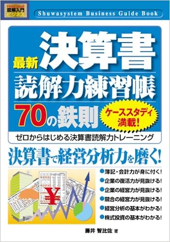 図解入門ビジネス最新決算書読解力練習帳70の鉄則 How Nual Business Guide Book 9784798020501 Amazon Com Books