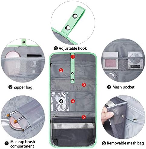 Foldable Travel Toiletry Bag Hanging Cosmetic Bag Men Portable Kit Organizer Makeup Case for Women 4 Foldable Travel Toiletry Bag Hanging Cosmetic Bag Men Portable Kit Organizer Makeup Case for Women