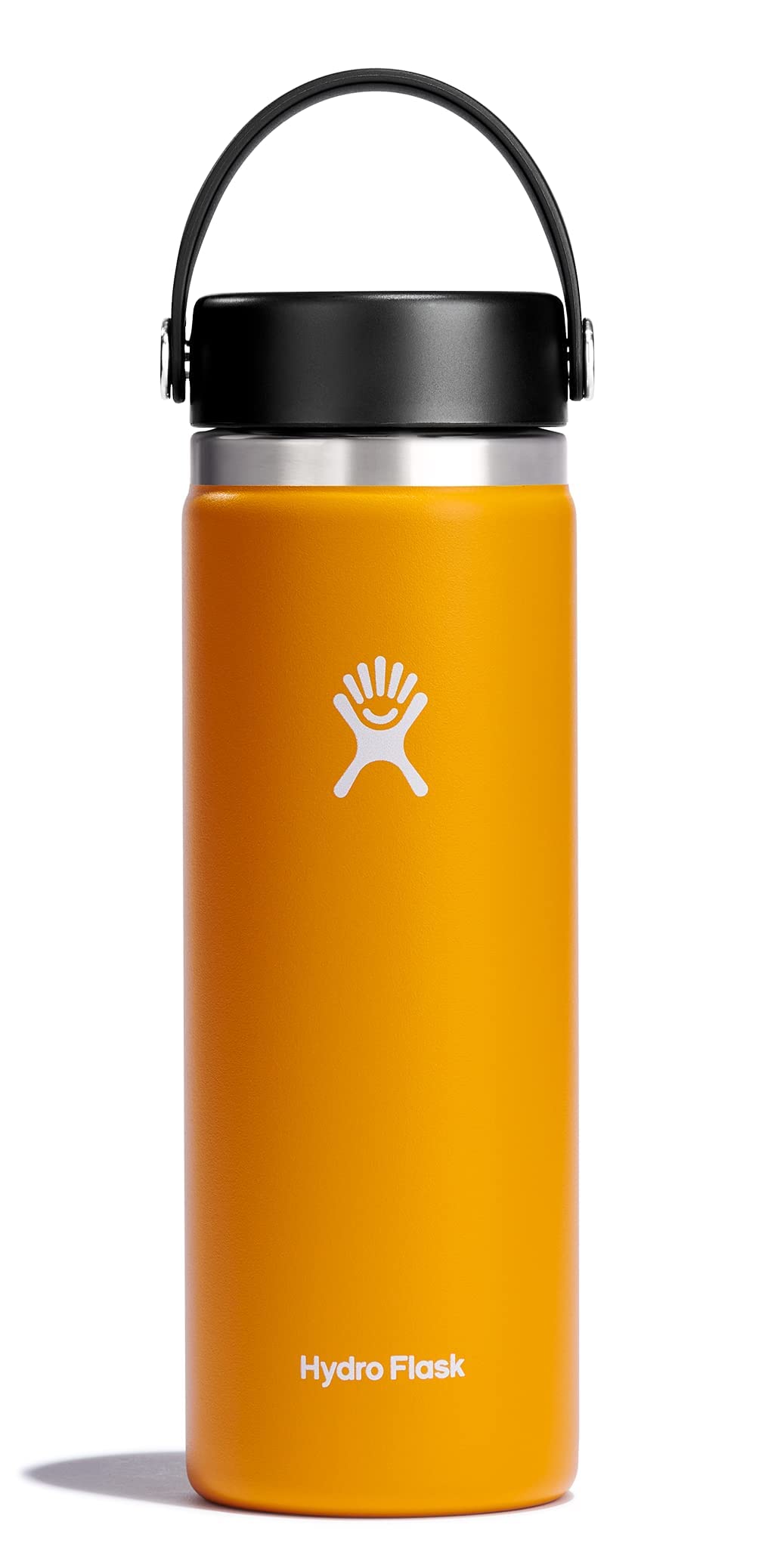 HYDRO FLASK - Water Bottle 591 ml (20 oz) - Vacuum Insulated Stainless Steel Water Bottle Flask with Leak Proof Flex Cap with Strap - BPA-Free - Wide Mouth - Starfish โ image 1
