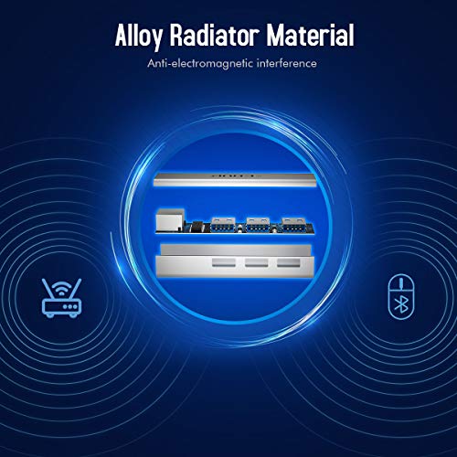 USB C Hub, 4-in-1 USB-C to Gigabit Ethernet Adapter, USB 3.0 1Gbps RJ45 Port I Thunderbolt to RJ45 LAN Converter, Support MacBookPro/MacBook Air/iPad