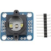 Chiffonade Color Recognition Sensor TCS34725 Development Board Module &ndash; IIC/UART Interface RGB Light Color Sensor Adjustable LED Brightness 3-5V