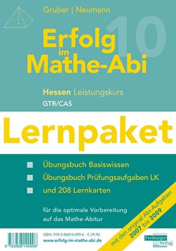 Erfolg Im Mathe Abi 10 Lernpaket Hessen Leistungskurs Gtr Cas Ubungsbucher Fur Das Basiswissen Und Prufungsaufgaben In Hessen Mit Tipps Und Optimale Vorbereitung Auf Das Mathe Abitur Amazon Com Books