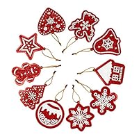 10pcs DIY Full Drills Diamond Painting Special Shape Christmas Tree Pendant