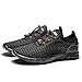Tianyuqi Men's Mesh Slip On Water Shoes, 43 M EU / 9.5 D(M) US, Allblack