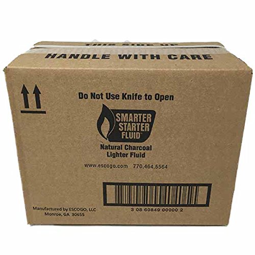 Smarter Starter Fluid Natural Lump Charcoal Starter Lighter Fluid, Petroleum Free BBQ Fire