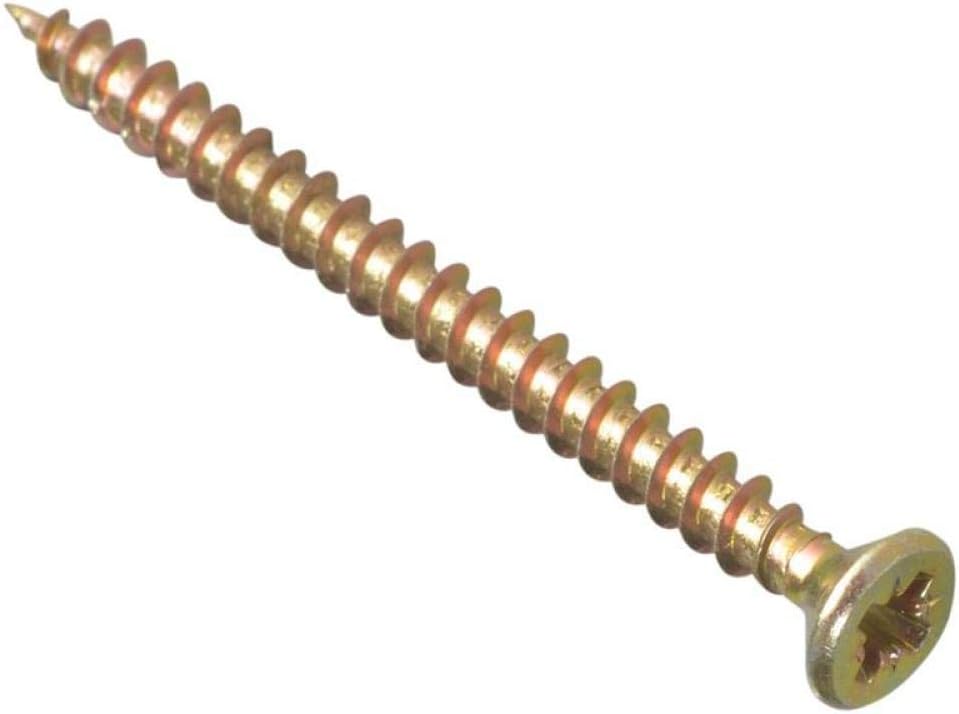 ForgeFix Multi-Purpose Single Thread Screws, multi-coloured, 4.5 x 50mm