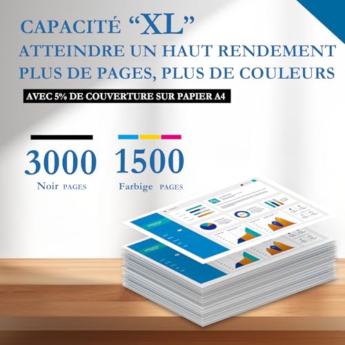 Paeolos LC422XL LC422 Pigment Pack of 8 Compatible with Brother LC422 LC-422XL LC-422VAL Cartridges for Brother MFC-J5340DW, MFC-J5345DW, MFC-J5740DW, MFC-J6540DW, MFC-J6940DW