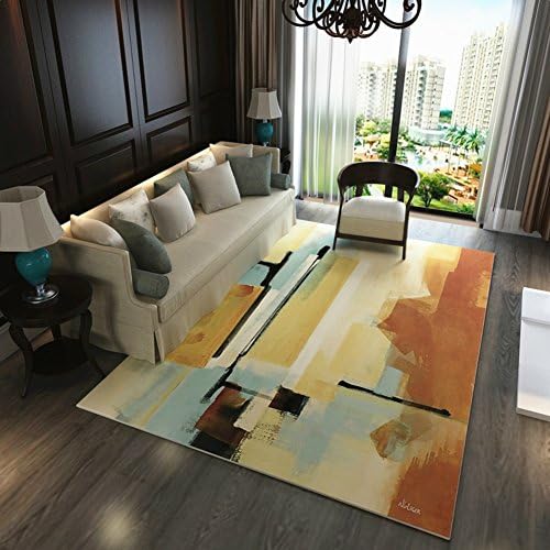 Extra large Decorative Rugs,Rectangle Carpet,Modern mats,Moroccan trellis design Rugs Bedroom and living room Bay window blanket-T 79x118inch(200x300cm)
