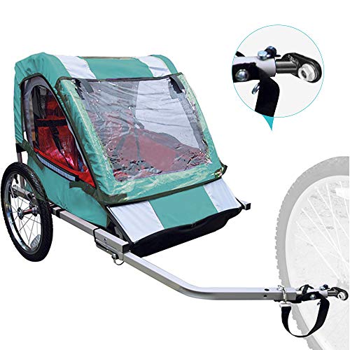 Bicycle Trailer Coupler Hitch, Aluminum Alloy Rear Replacement Alxe Hitch Attachment Adapter for Children Bike Trailers, Black - Thumbnail 4