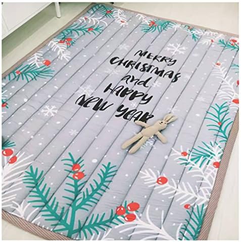 Kid’s Play Mat Room Rugs Children Baby Non-slip Carpet Crawling Mat (merry christmas, 59’’X78’’)