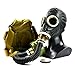 Genuine Original Soviet Russian Black gas mask GP-5 with black hose Surplus USSR face mask (Small)