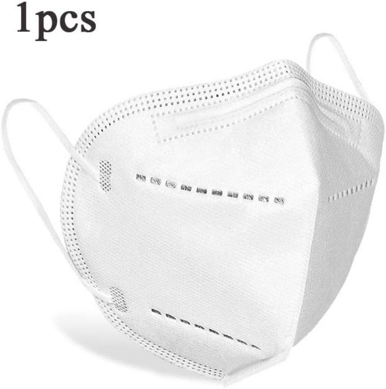 SUHAPPY 1/5/10PCS N95 Filter Mask 3-Ply Disposable Face Mask for Kids Man and Woman White