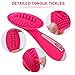 Tongue Vibrator for Clit G Spot Stimulation with Soft Silicone Ticklers for Women, PALOQUETH Innovative Oral Sex Simulator Licking Adult Toy 8 Strong Vibration Modes, Quiet Rechargeable Waterproof