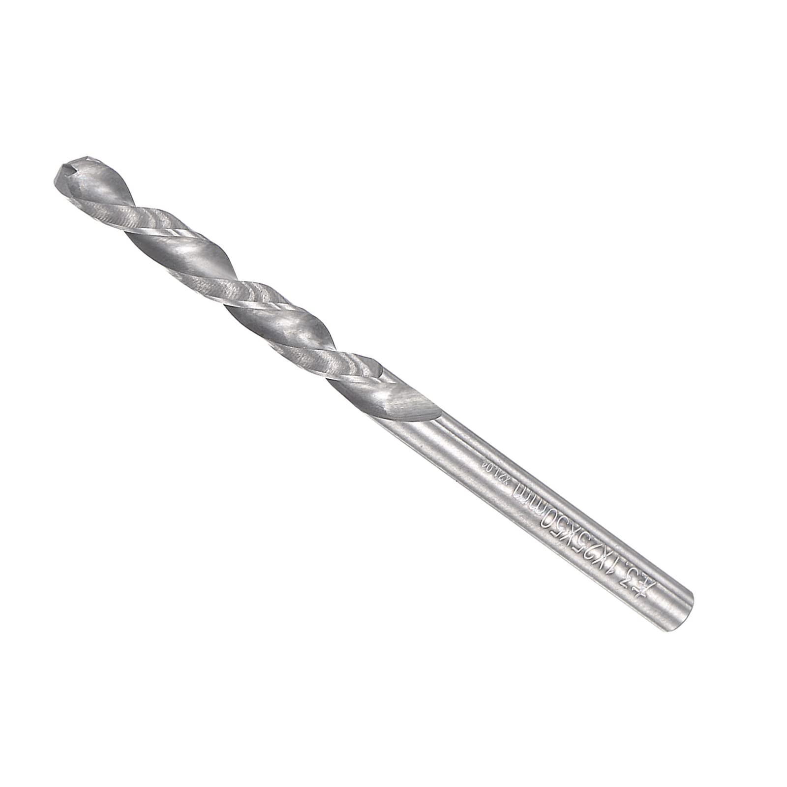 CoCud Solid Carbide Drill Bits, 3.1mm Diameter, Left Hand YG6X (C3/K10) Tungsten Carbide Straight Shank Twist Drill Bits - (Applications: for Stainless Steel Alloy), 1-Piece