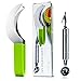 PREMIUM WATERMELON SLICER SET ◉ Fruit Meat Slicer Server Cutter Corer Tongs ◉ Best Stainless Steel Cantaloupe Melon Baller And Knife As Seen On TV ◉ Gift Card Kitchen Gadget Home Utensil