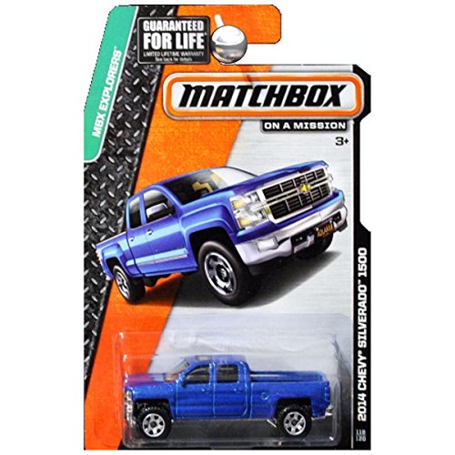 Matchbox MBX Explorers 2014 Chevy Silverado 1500 Blue #118/120
