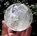 Ealona NATURAL RAINBOW CLEAR QUARTZ CRYSTAL SPHERE BALL HEALING GEMSTONE 80mm AAA