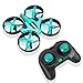RCtown ELF Mini Drone for Kids, 2.4Ghz 6-Axis Gyro Headless Mode LED Lights Remote Control RC Quadcopter (Light Blue)