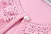 SMILING PINKER Little Girls' Long Sleeve Lace Bolero Cardigan Shrug(5-6 Years,Pink)