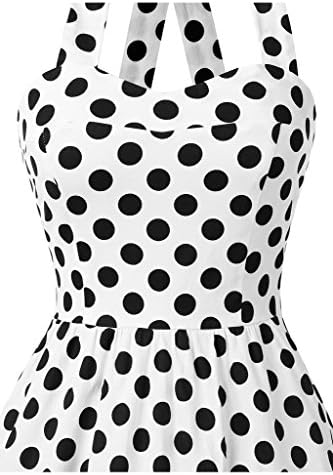 Topdress Women'sVintage Polka Audrey Dress 1950s Halter Retro Cocktail Dress 4 Topdress Women'sVintage Polka Audrey Dress 1950s Halter Retro Cocktail Dress