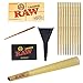 100 RAW Cones Classic King Size, with RAW Cone Loader, Pre-Rolled RAW Rolling Papers with Tips