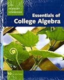 Essentials of College Algebra, Lial, Margaret L. and Hornsby, John, 0321687310