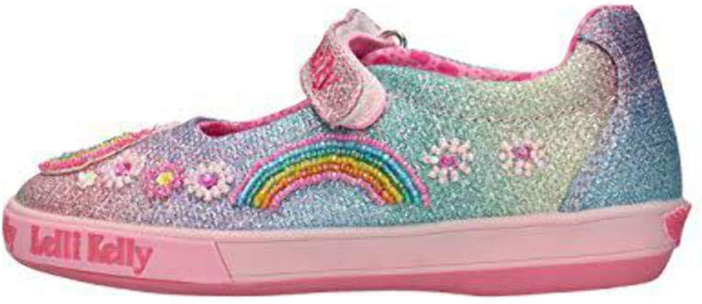 silver glitter dolly shoes