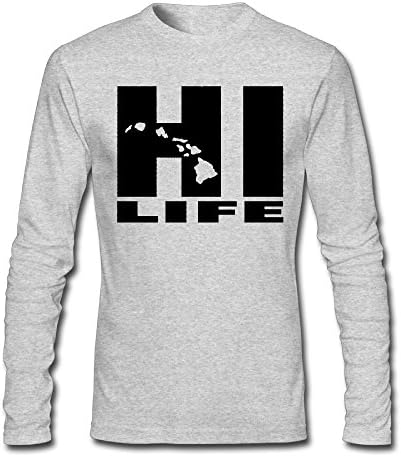 Men's Long-sleeve Shirt - Hawaii Hi Life Beautiful Art