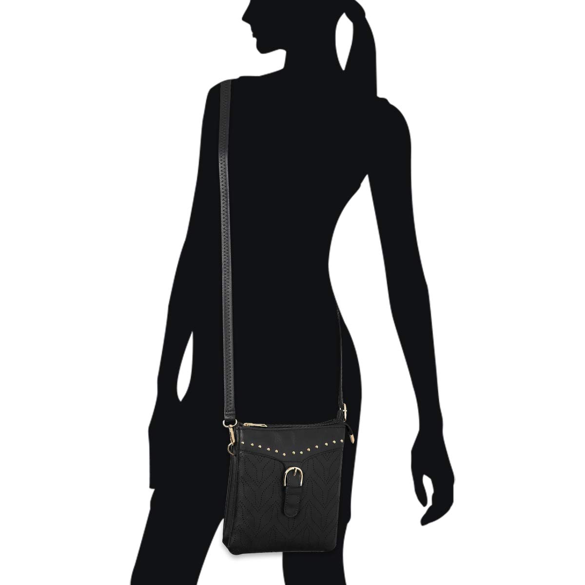 Women Hollow Texture Small Crossbody Bags Cell Phone Purse Wallet Shoulder Bags for Womens