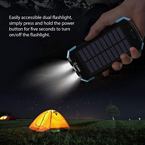 Cellet-Power-Bank-for-Samsung-Galaxy-S20-S20-Plus-S20-Ultra-Solar-Powered-Waterproof-Outdoor-Portable-Qi-Certified-10000mAh-Wireless-Charging-Battery-with-Flashlight-Compass-Hook-Blue