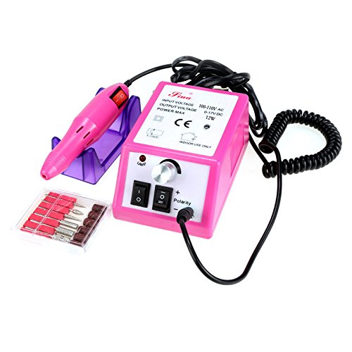 Etuoji Professional Electric Nail Drill File Machine Tool Kit Manicure Pedicure Set With Bits Low Heat Low Noise US Plug