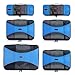 PRO Packing Cubes | 6 Piece Travel Bags Organizer for Luggage | Multi-size Ultralight Travel Cubes | Suitcase Organizer Bags Set | Makes Packing Easy - Sky Blue
