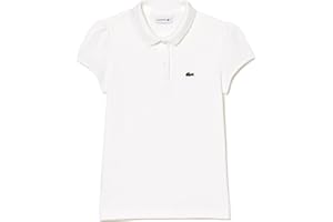 Lacoste Girls Classic Short Sleeve Piqué Polo Shirt