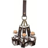 Meppsa Cork Potion Bottle Cosplay Accessories Belt Loop Medieval Renaissance Witch Props Magic Vial Stempunk