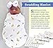 Muslin Blankets- 100% Cotton Swaddle, Extra Large Soft Pre-Washed Lightweight 2-Layer Breathable Set of 4