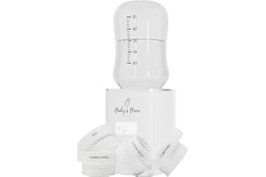 BABY'S BREW The Baby’s Brew 3.0 Portable Bottle Warmer Adapter Set, Breastmilk, Formula & Water Warmer, Smart Sensor Technology, Leak-Proof, Travel-Friendly, BPA-Free, | Single Warmer with 4 Adapters
