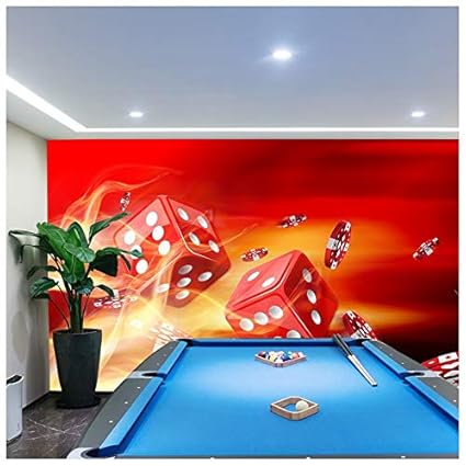 azutura Rote Würfel Fototapete Vegas Casino Tapete Schlafzimmer Büro Wohnkultur Erhältlich in 8 Größen Riesig Digital