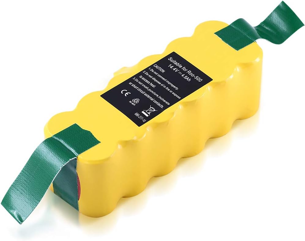 4.5Ah iRobot Roomba 14.4V Ni-Mh Battery Replacement for R3 500 600 700 800 900 Series Vacuum Cleaner 500 510 530 531 532 535 536 540 550 552 560 570 580 595 600 620 660 700 760 770 780 790 800 870 900