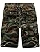 SSLR Men's Summer Solid Cotton Outdoor Wear Regular Fit Casual Cargo Shorts