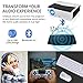 2019 Bluetooth Projector WiFi Wireless Android 5000 Lumens LCD LED Smart Video Projector Home Theater Support HD 1080P Airplay HDMI USB VGA AV for TV Smartphone DVD Game Console Laptop Outdoor Moviethumb 2