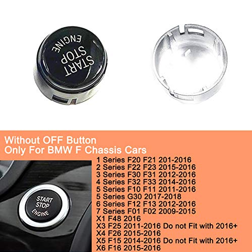 xxiaoTHAWxe Car Engine Start Stop Button Cover for BMW F Chassis F30 F10 F34 F15 F25 F48 8#