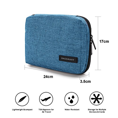 4 BAGSMART+Travel+Electronics+Organizer+Charger
