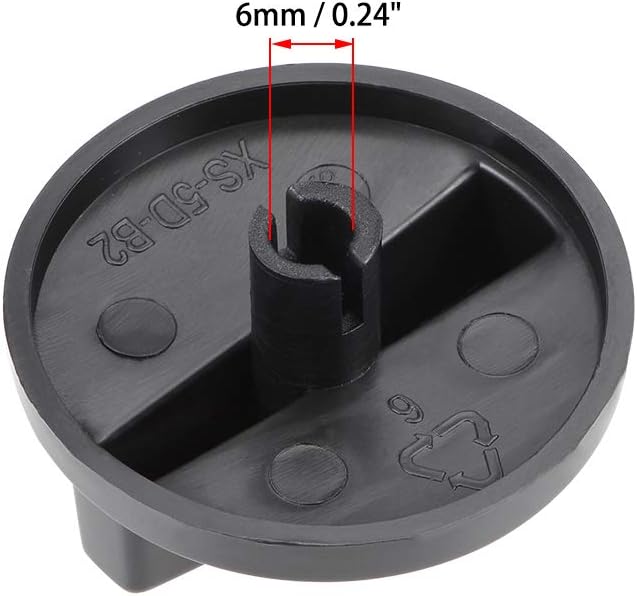 2 Manopole Timer Sostitutive Per Forno A Microonde | Plastica | Foro A D 6x4mm | Facile Installazione | Universali - Foto 2