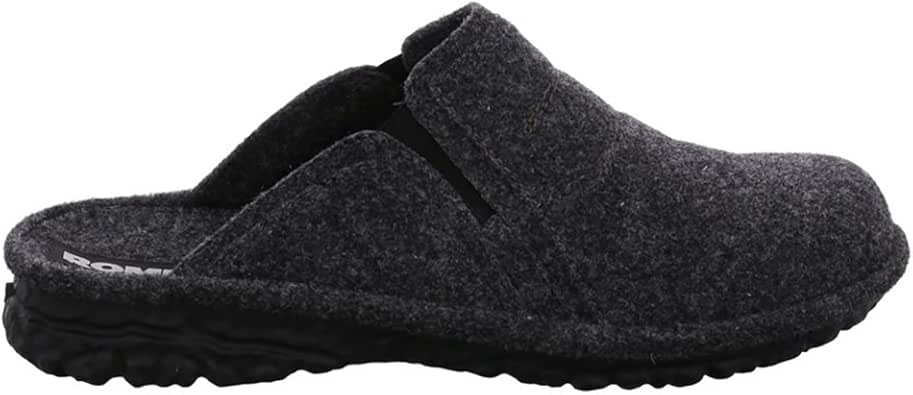 Amazon.com | Romika Men's Open Back Slippers, Grey Grey 710 710 | Slippers