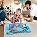 Gugusure Inflatable Tummy Time Water Play Mat , Indoor and Outdoor Baby Play mat Leakproof, Fun Activity Play Center Your Baby's Stimulation Growth 26