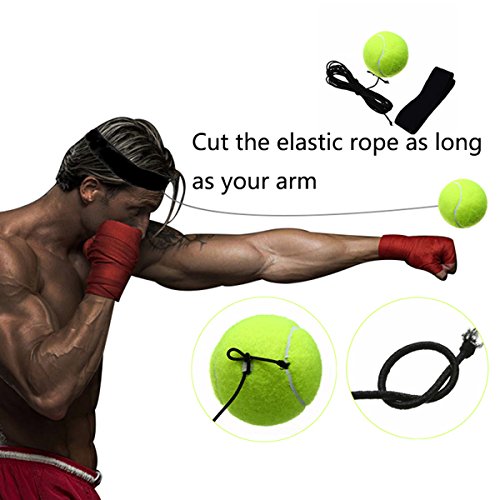 image for Findbest Boxing Fight Ball Reflex Fight Ball with Head Band for Reflex