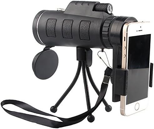 YTBLF HD Phone Camera Telescope 4060 Monocular with Tripod Mobile Phone Clip Set